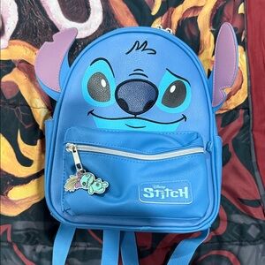 Disney Stitch Blue and Purple Kids Backpack